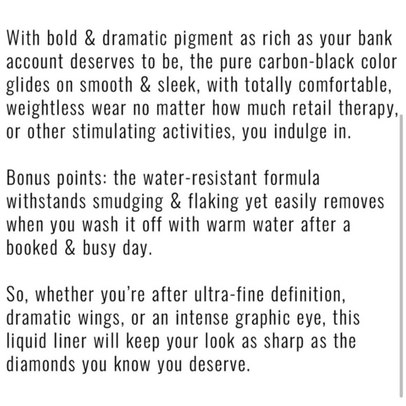 Il Makiage Black Card Waterproof Liquid Eyeliner, 1.5 ML/0.05 oz. - Picture 4 of 5